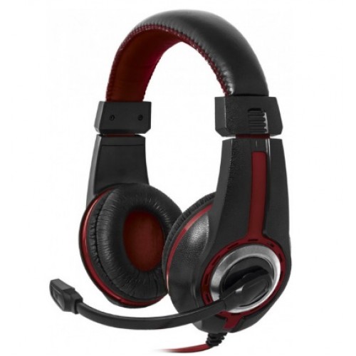 Наушники Defender Warhead G-185 2 м black/red +  микрофон