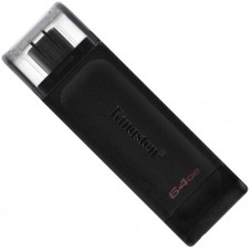 Флэш-память 64 GB Kingston DT 70 USB3.2 Type-C black 5302