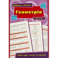 Книжка Довідник в таблицях. Геометрія 7-11 класи А5 3972