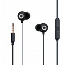 Навушники вакуумні метал. Celebrat D5 black+мікрофон