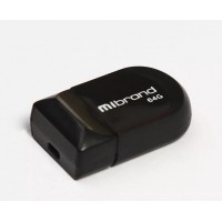 Флеш-пам`ять 64GB Mibrand Scorpio USB 2.0 black 1231  