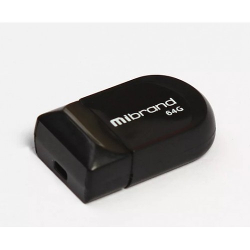 Флеш-пам`ять 64GB Mibrand Scorpio USB 2.0 black 1231  