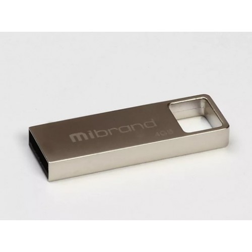 Флэш-память 4GB Mibrand Shark USB 2.0 silver 1273