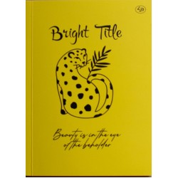 Блокнот A5 40 аркушів без лінії Profiplan Bright Title note jaguar 902545 