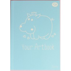 Блокнот B6 40 листов без линовки Profiplan Spoony hippo 902781 