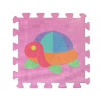 Килимок-мозаїка, 10 деталей (9мм, 30х30см) Фрукти, тварини, EVA, в кульку 30х30х8см (12) M0376