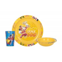 Сервиз детский пластиковый 3 предмета Herevin. Disney Mickey (6) 815805