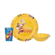 Сервиз детский пластиковый 3 предмета Herevin. Disney Mickey (6) 815805