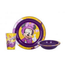 Сервиз детский пластиковый 3 предмета Herevin. Disney Minney (6) 184969/162441-801/14969/20809