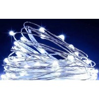 Гирлянда электрическая Роса 100 LED белая L-10 м (50) 1901-03