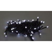 Гірлянда електрична String Конус 100 LED білий, чорний провід (100) 1210-03