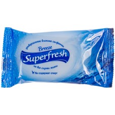 Салфетки влажные Super Fresh Breeze 15 шт (120) 3490