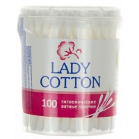 Ватные палочки Lady Cotton 100 шт в банке 7581