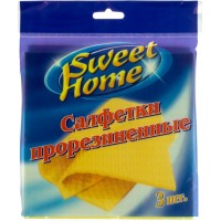 Салфетки влаговпитывающие для уборки Sweet Home 3 шт. Sh1002