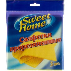 Серветки вологопоглинаючі для прибирання Sweet Home 3 шт. Sh1002