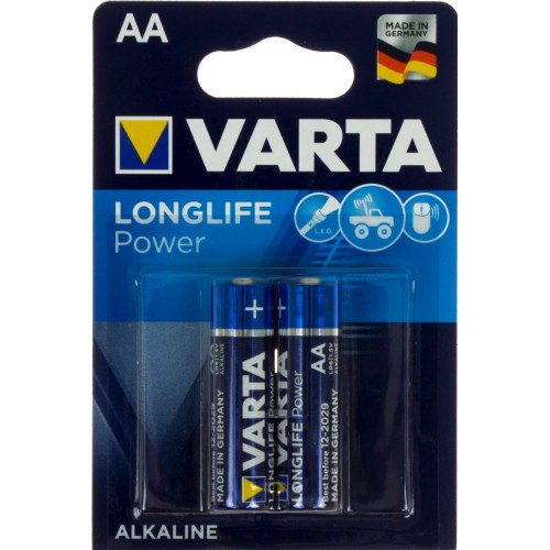 Батарейки Varta high energy longlife power LR-06 блістер 2 шт (20) (100)