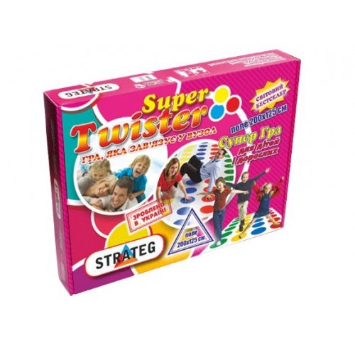 Игра Super Twipster Strateg на украинском/русском в коробке 40х32х6см 11386