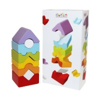 Игрушка деревянная Пирамидка Cubika LD-12/15009