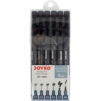 Набор линеров Joyko 0,1;0,3;0,5;0,8;BR; 2мм 6 шт (1) (24) DP-S 298