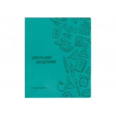 Дневник школьный кожзаменитель 165 х210 мм CoolForSchool с тиснением 48 арк,бирюзовый (40) CF29935-21