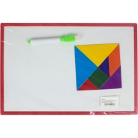 Дошка магнітна (207х308) + магнітний танграм (100х100) (28)