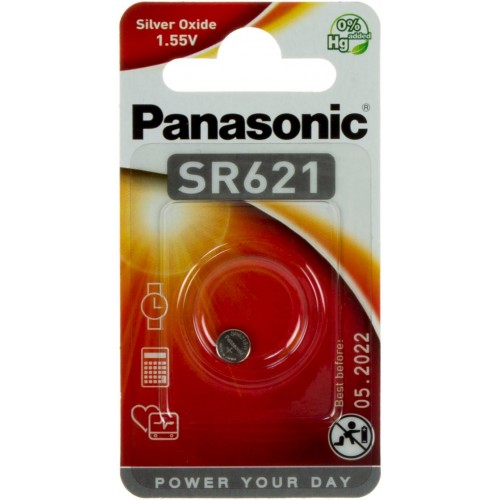 Батарейка Panasonic SR-621 EL/1 bl (10)