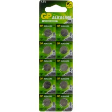 Батарейка GP Алкалайн button cell 191-U10 G8, LR55/10bl