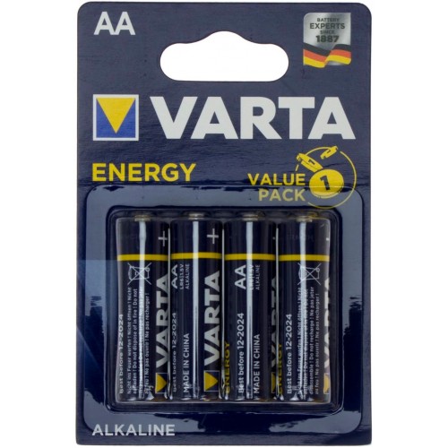 Батарейки Varta energy LR-06 блистер 4 шт (20)