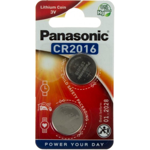 Батарейка Panasonic CR2016/2bl 3V lithium