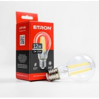 Лампа Etron Filament Power прозоре скло LED 1-EFP-106 A60 12Вт 4200K Е27 (10)