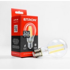 Лампа Etron Filament Power прозоре скло LED 1-EFP-106 A60 12Вт 4200K Е27 (10)