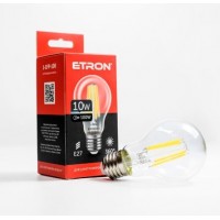 Лампа Etron Filament Power прозрачное стекло LED 1-EFP-108 A60 10Вт 4200K Е27 (10)