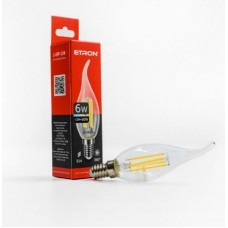 Лампа Etron Filament Power прозрачное стекло LED 1-EFP-134 C37 6Вт 4200K Е14 (10)