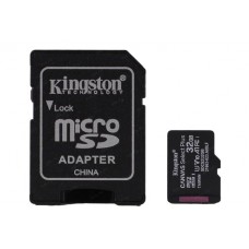 Карта пам'яті 32 Gb Micro-SDHC (UHS-1) Kingston Canvas Select Plus (adapter) R-100mb/s A1 class10 8680