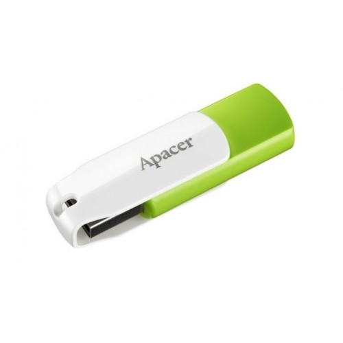 Флеш-пам'ять 64GB Apacer AH335 USB 2.0 green/white 4361