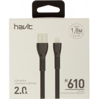 Кабель USB > lightning Havit HV-H610 1.8м white 844