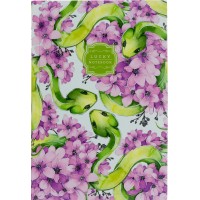 Блокнот A5 64 листа, клетка, интегральная обложка, матовая ламинация Мандарин (4) БК306/7872