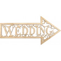 Заготовка фанера Wedding 30см