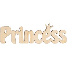 Напис Princess 2х8см фанера (5)  