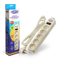 Мережевий фільтр Svittex 1,8 м 2xUSB 5Вт 2,1 A SV-023