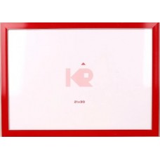 Фоторамка DL 30х40 червона з білою окантовкою (12) DL-145