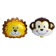 Кулька повітряна фольгована Тварини 60х45 см, 6 видів (500) MK1332