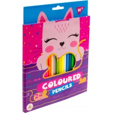Карандаши цветные 24 цвета Yes Cats (6) 290602