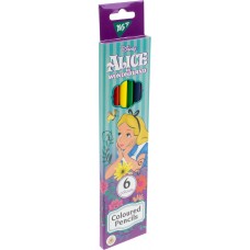 Карандаши цветные 6 цветов Yes Alice (24) 290581