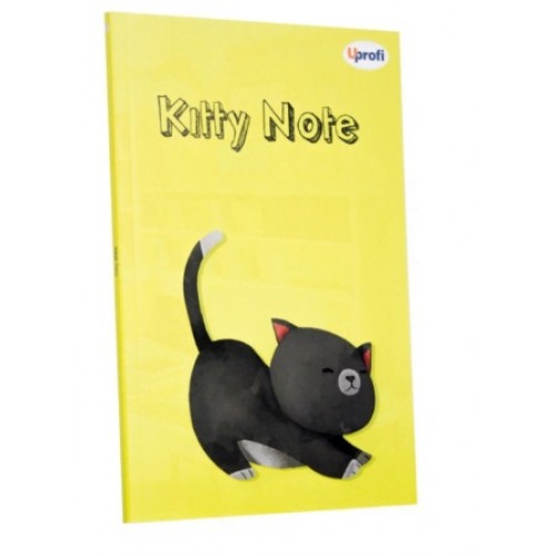 Блокнот A5 40 листов клетка Profiplan Kitty note pinapple 902620  