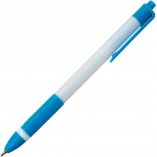 Ручка автоматическая шариковая Radius TRIXO синяя, белый корпус (12)