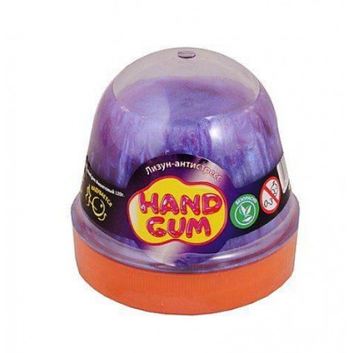 Лизун-антистрес Mr.Boo Hand gum фіолетовий 120гр 80097(24)