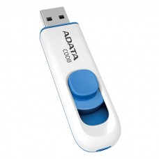 Флеш-память 16GB A-Data C008 USB2.0 white/blue 9642