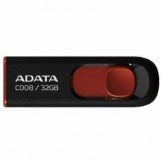 Флеш-память 32GB A-Data C008 USB2.0 black/red 9659