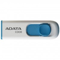 Флеш-память 32 GB A-Data C008 USB2.0 white/blue 9666